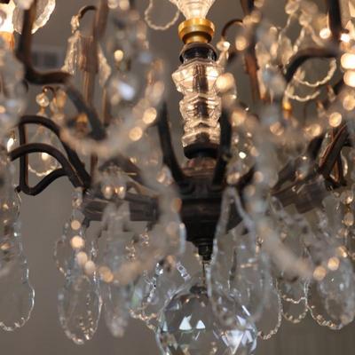 Multi-Tier Chandelier with Genuine Crystal Accents