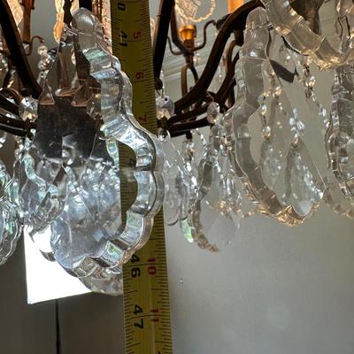 Multi-Tier Chandelier with Genuine Crystal Accents