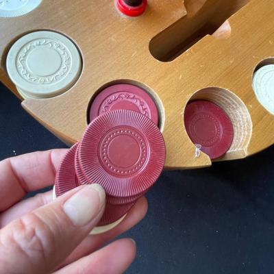 Sale Photo Thumbnail #757: Bakelite handle, wood case...very nice!