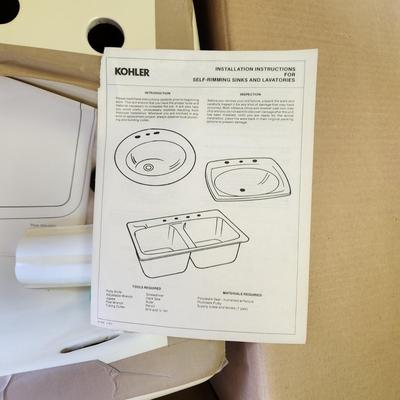 Kohler French Vanilla Lady Vanity Sink NOS
