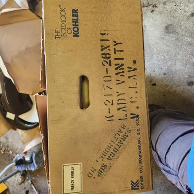 Kohler French Vanilla Lady Vanity Sink NOS