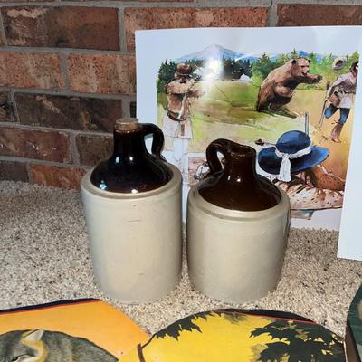 Sale Photo Thumbnail #885: Vintage advertising, jugs, etc.