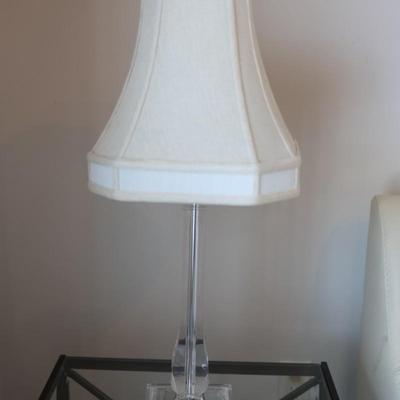 Clear Acrylic Table Lamp