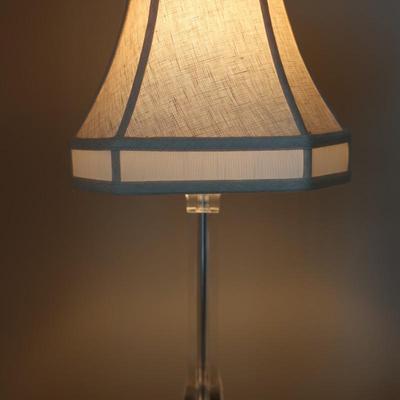 Clear Acrylic Table Lamp