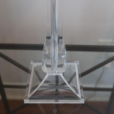 Clear Acrylic Table Lamp