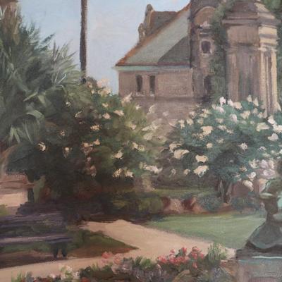 Original Painting of Tulane Campus Scene