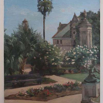 Original Painting of Tulane Campus Scene