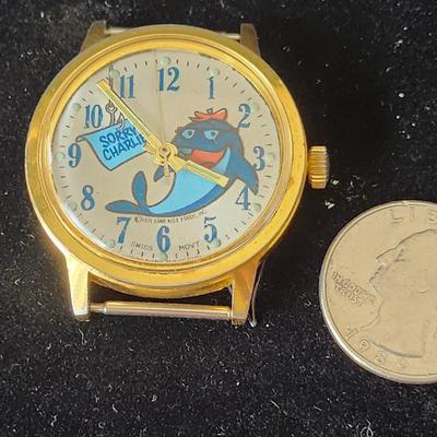 Sale Photo Thumbnail #579: from the 1970s, The watch only, there is no wristband.
Swiss Movement, it is not working.  
The back has been removed (not by us), it may need a watchmaker to look at it.