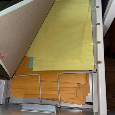 Sale Photo Thumbnail #999: Small filing cabinet and contents
