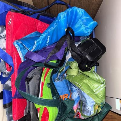 Sale Photo Thumbnail #1003: Tons of reusable bags in small crate