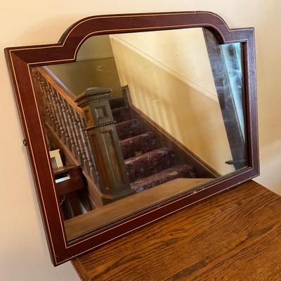 Vintage Wood Framed Mirrow