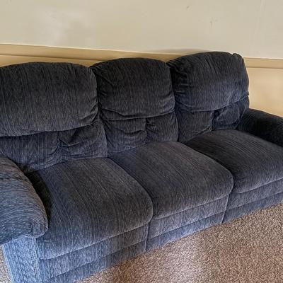 Blue Reclining Coach