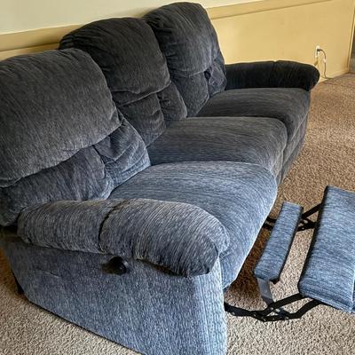 Blue Reclining Coach