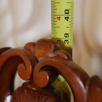 Carved Wood Victorian Back Chairs (See Details)