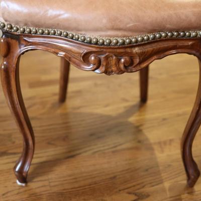 Carved Wood Victorian Back Chairs (See Details)