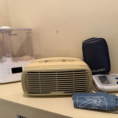 Holmes Purifier, Levoit Smart Humidifier, Blood Pressure Monitor