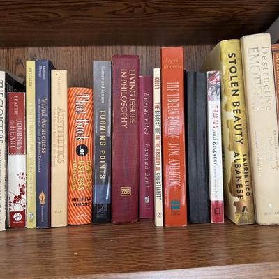Two rows of books