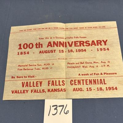 Valley Falls Centennial 1954
