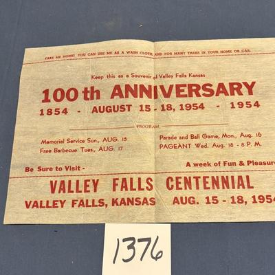 Valley Falls Centennial 1954