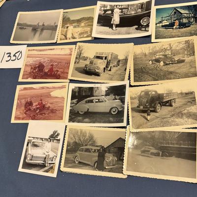 Vintage Auto Photo Lot
