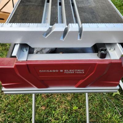 Chicago Electric 2.5 HP 10" Industrial Tile Brick Saw