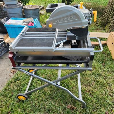 Chicago Electric 2.5 HP 10" Industrial Tile Brick Saw