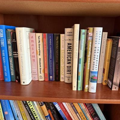 Book shelf with books