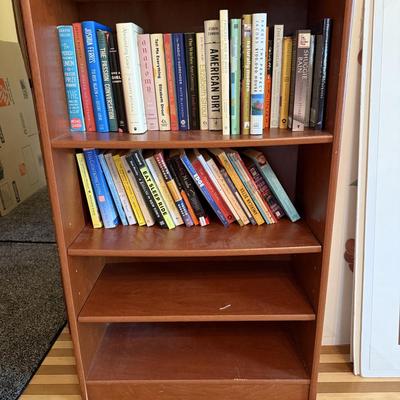 Book shelf with books
