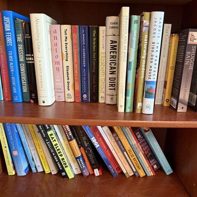 Book shelf with books