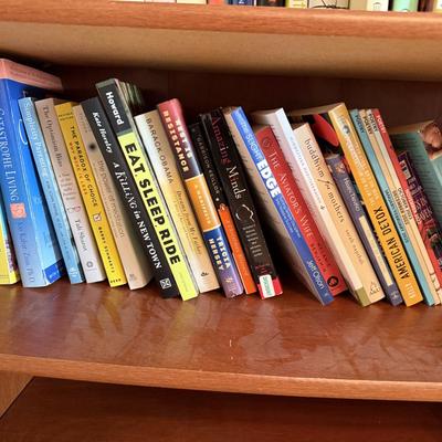 Book shelf with books