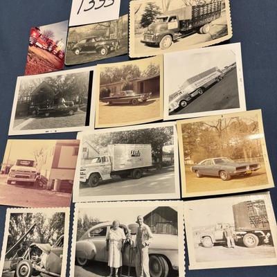 Vintage Vehicle Photo Lot