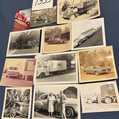 Vintage Vehicle Photo Lot