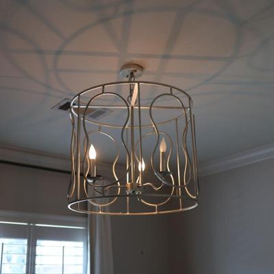 Modern Open Frame Chandelier