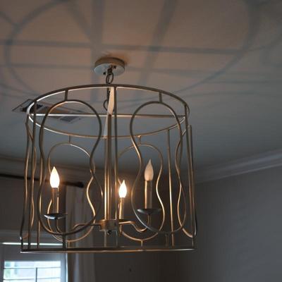 Modern Open Frame Chandelier