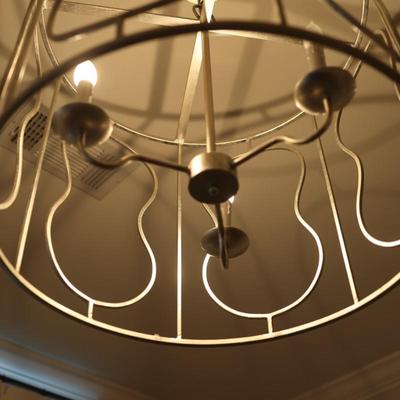 Modern Open Frame Chandelier