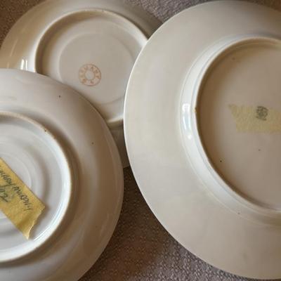 Vintage platters, bowls, vase
