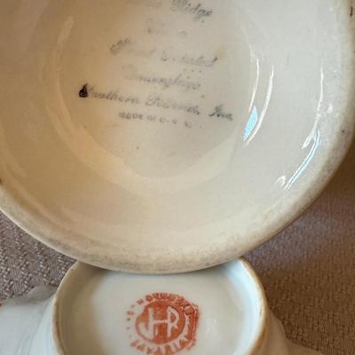 Vintage pitcher, candy dishes