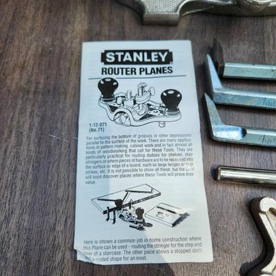 Stanley Open Throat Router Plane No. 71 Sheffield Endland NOS