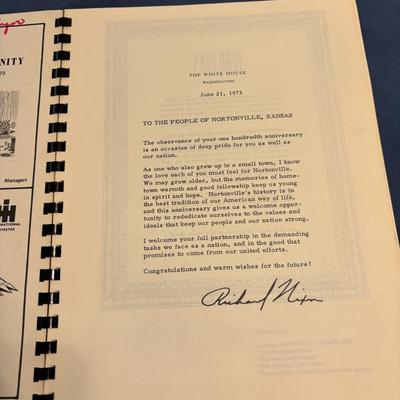 Vintage Nortonville Centennial Book