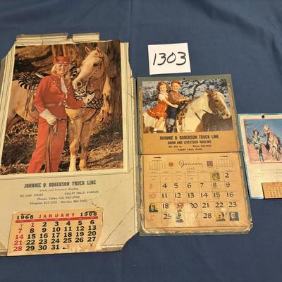 Vintage Calendar Lot
