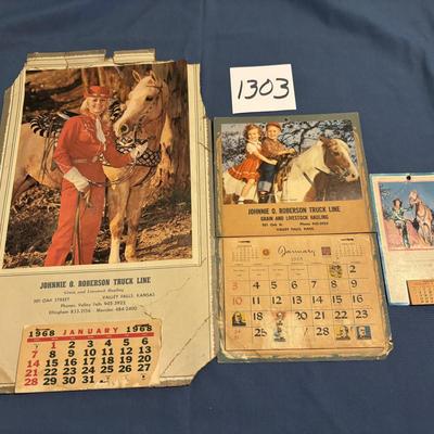Vintage Calendar Lot