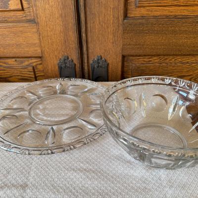 Vintage Glass bowl/platter