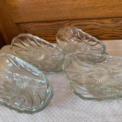 Vintage Glass Sundae Dishes