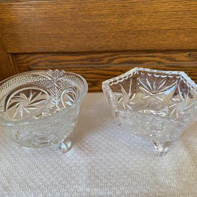 Vintage Crystal Candy Dishes