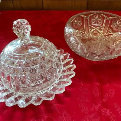 Vintage Crystal Dishes