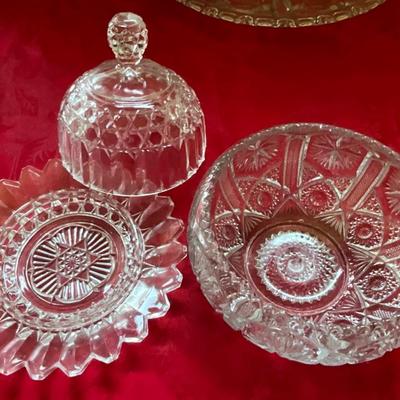 Vintage Crystal Dishes