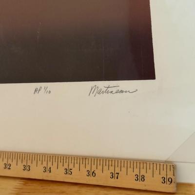 Harmony in Space, Martineau signed Art, 1/10, not framed