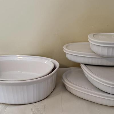 CorningWare serving/storage dishes