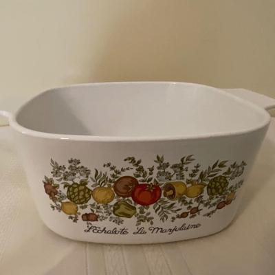 Vintage Spice of Life CorningWare Casserole Dish
