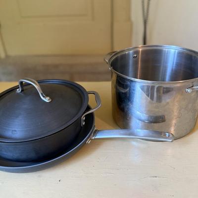 Cooking kettles & fry pan